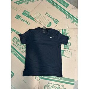 Nike Dri-FIT Tee Mens Medium Black Short Sleeve Athletic T-Shirt